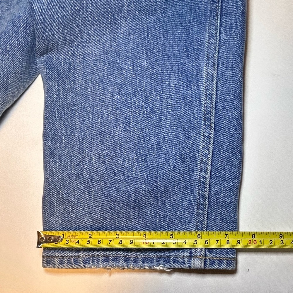 Abercrombie and Fitch 90s straight ultra high rise jeans size 27/4 medium wash - Picture 6 of 11